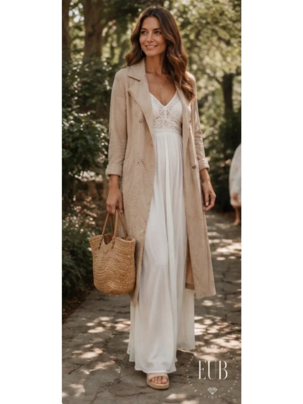 Free People One Landon Trench Coat In Sand Size Medium New With Tag